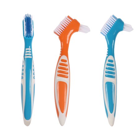 #J42 Double Sided Denture Brush